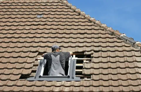 Pose de velux - Luzinay